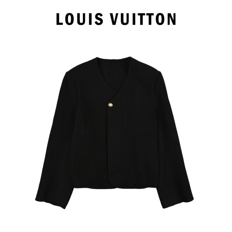 Black Oversized Cardigan Jacket with Pearl Buttons view