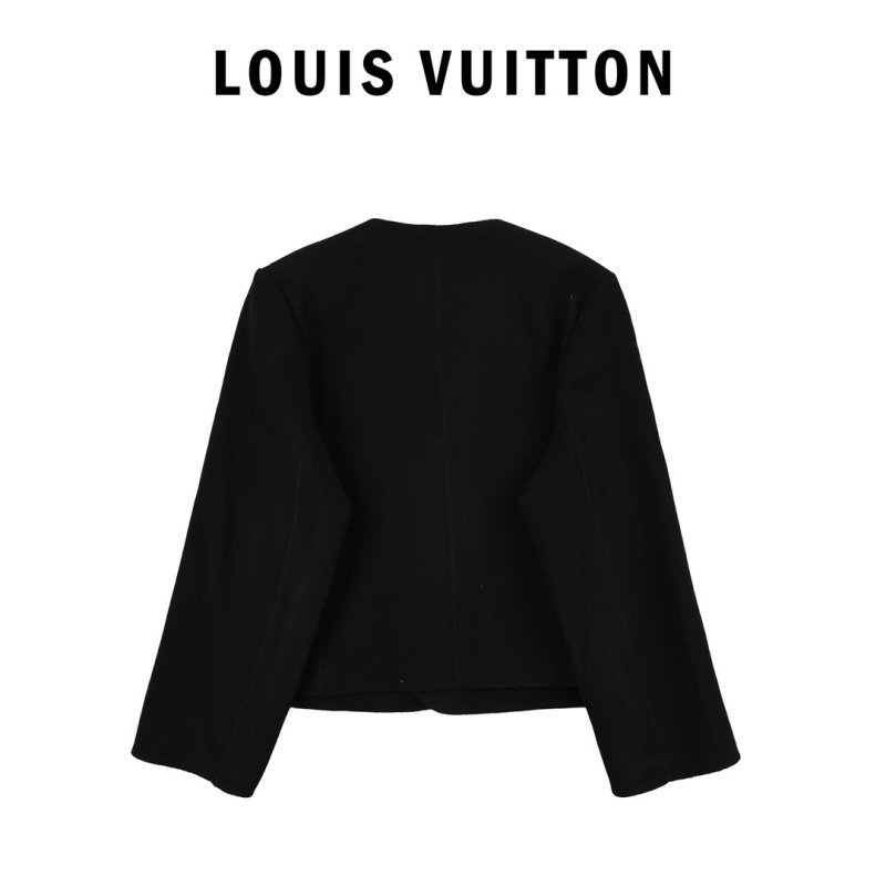 Black Oversized Cardigan Jacket with Pearl Buttons view