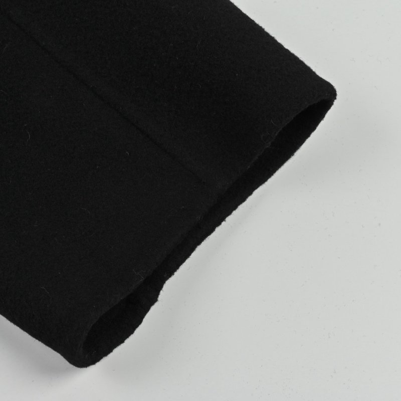 Black Oversized Cardigan Jacket with Pearl Buttons view