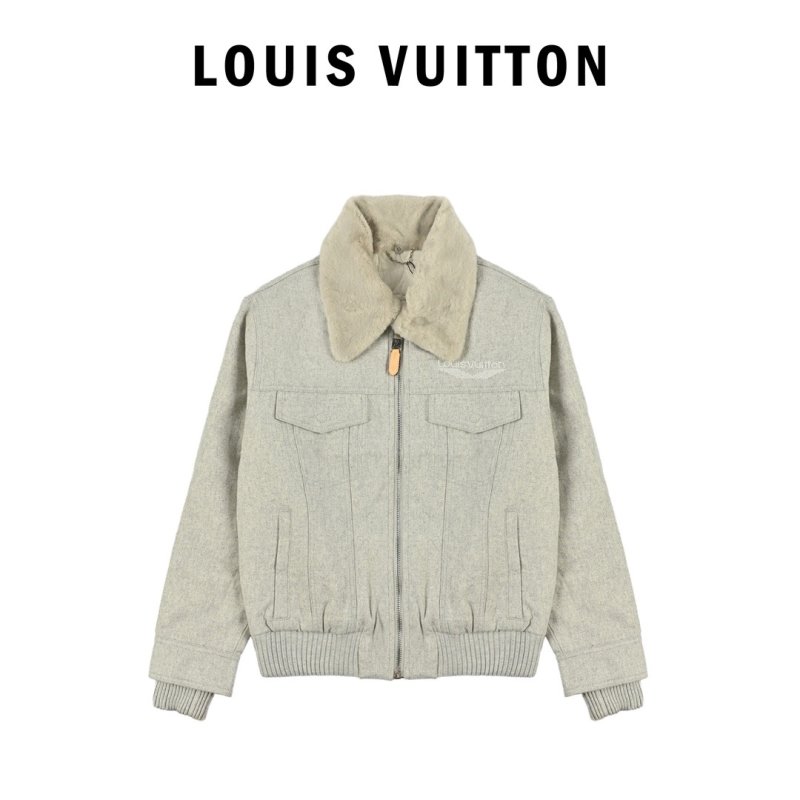 Cream Wool Blend Overshirt Jacket view