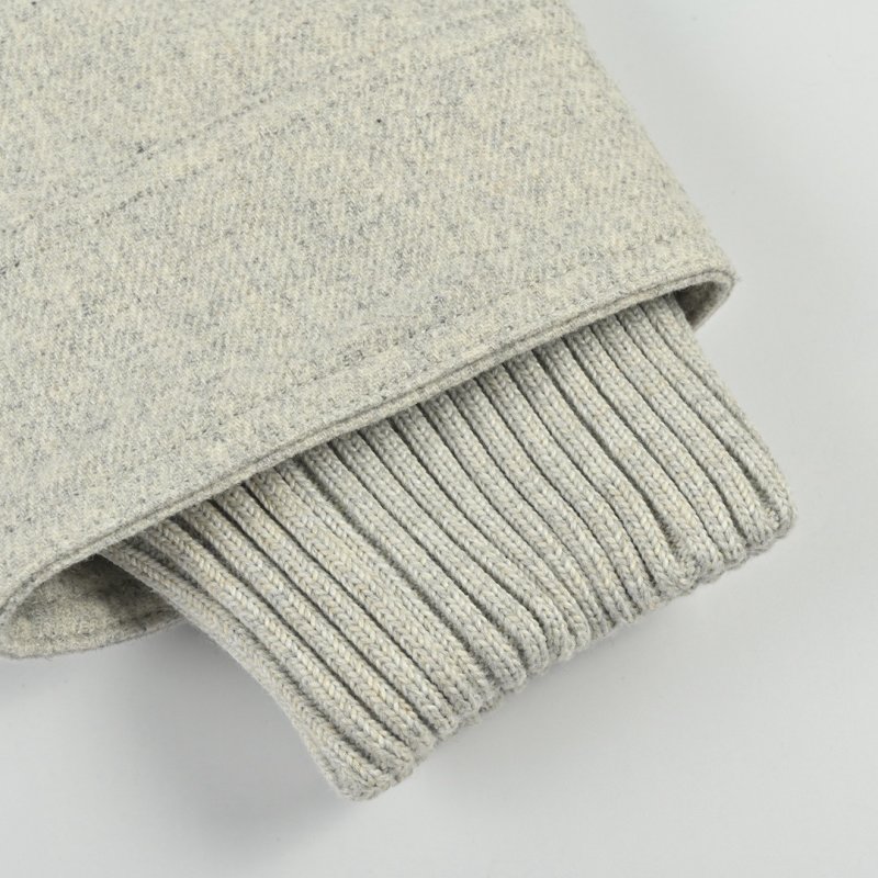 Cream Wool Blend Overshirt Jacket view