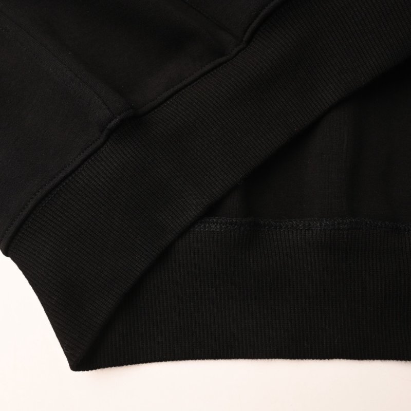 Gucci Black Embroidered Logo Zip Hoodie Jacket view