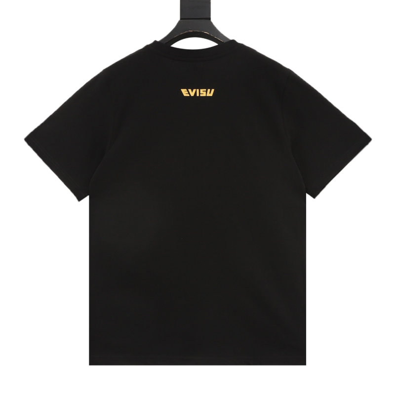 Evisu Black Gold Seagull Logo T-Shirt view