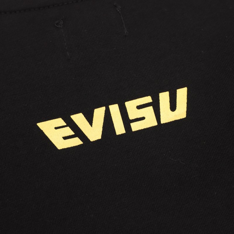 Evisu Black Gold Seagull Logo T-Shirt view