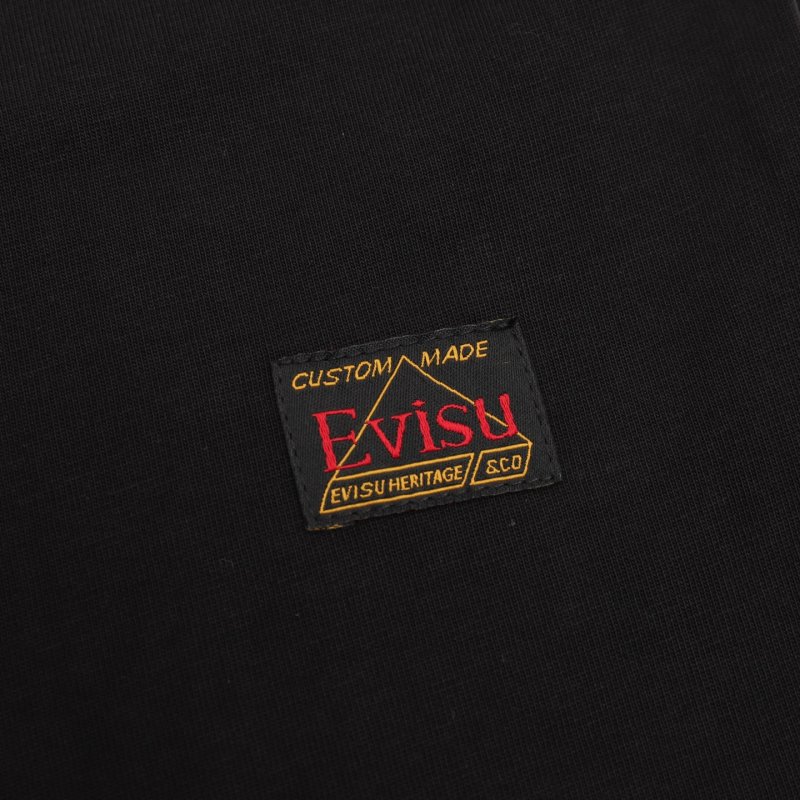 Evisu Black Gold Seagull Logo T-Shirt view