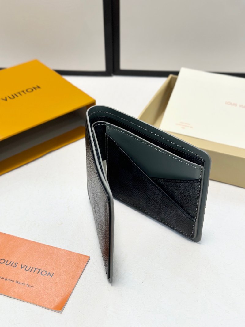 Louis Vuitton Damier Graphite Compact Wallet Black view