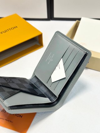 Louis Vuitton Damier Graphite Compact Wallet Black view 9