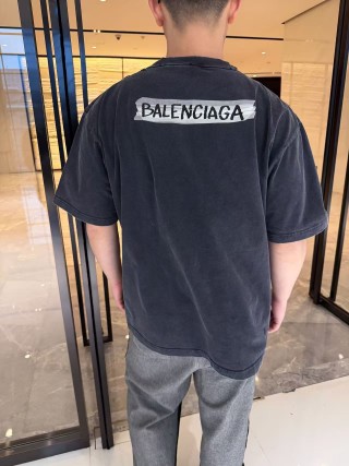 Balenciaga Black Back Logo T-Shirt