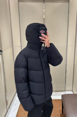 Moncler Black Quilted Down Jacket view 2
