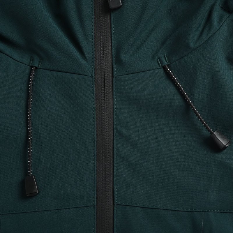 Colorblock Windbreaker Jacket - Teal Navy view
