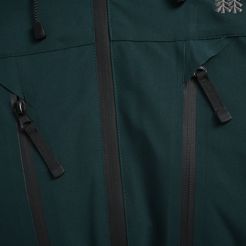 Colorblock Windbreaker Jacket - Teal Navy view