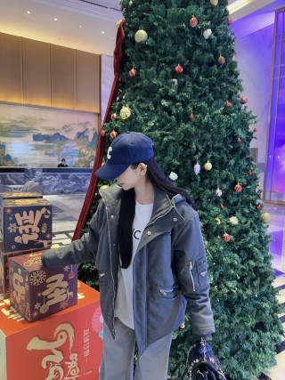 Charcoal Oversized Wool Blend Jacket view 4