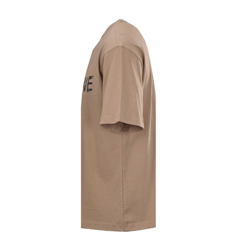 We11done Logo T-Shirt Beige view