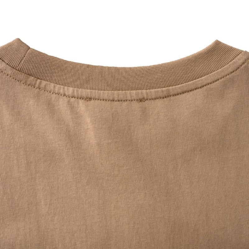 We11done Logo T-Shirt Beige view