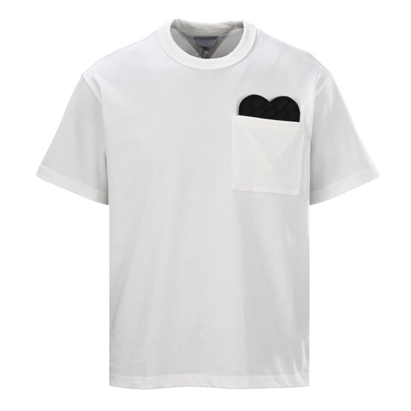 Cream Oversized T-Shirt with Black Pocket Detail view