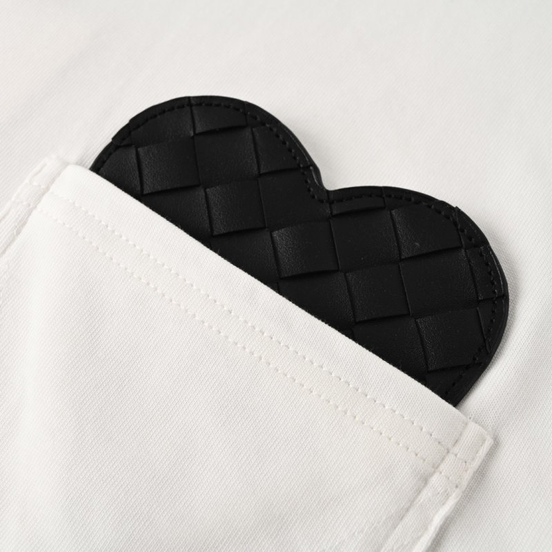 Cream Oversized T-Shirt with Black Pocket Detail view