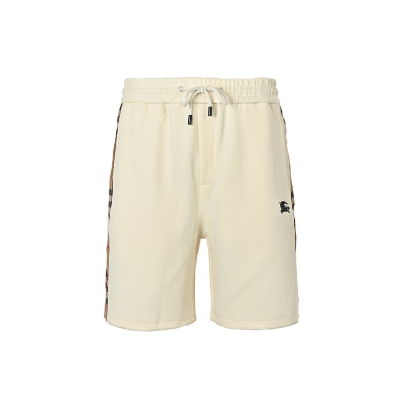 Burberry Cream Check Trim Shorts view