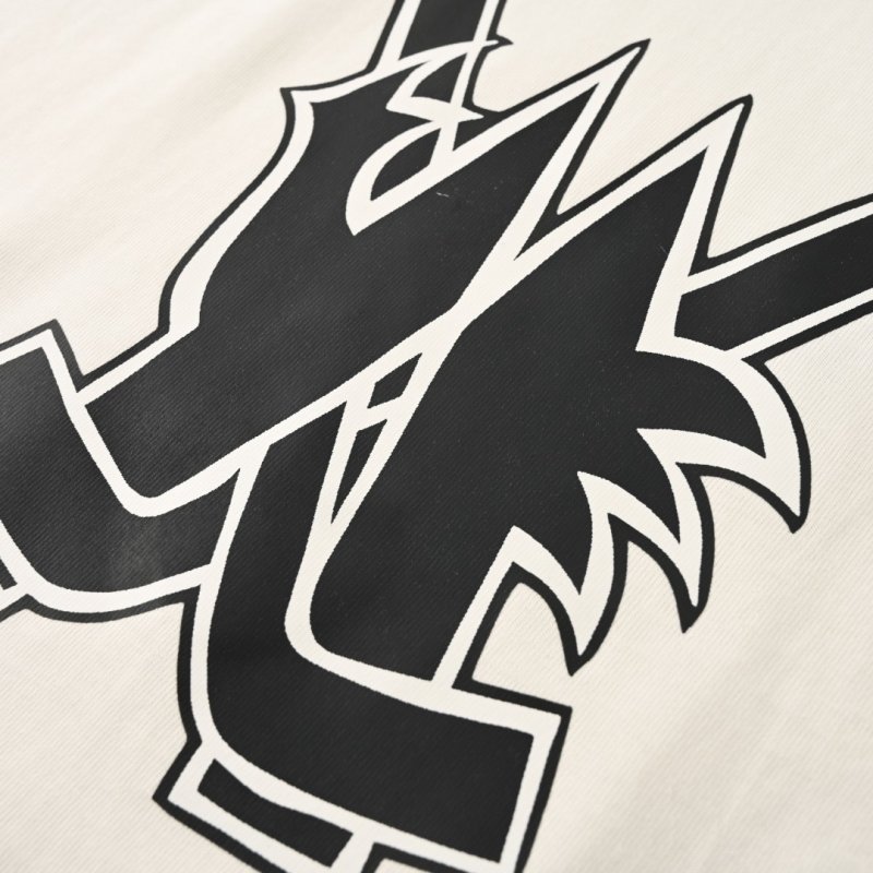 White Oversized Graphic Logo T-Shirt view