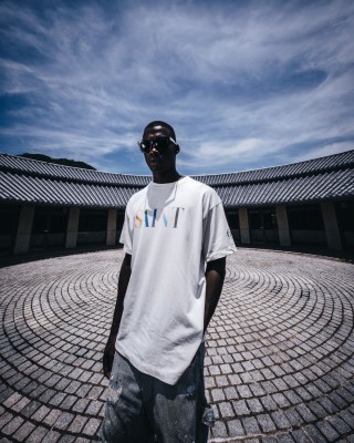 Colorful Logo Graphic White T-Shirt view 6