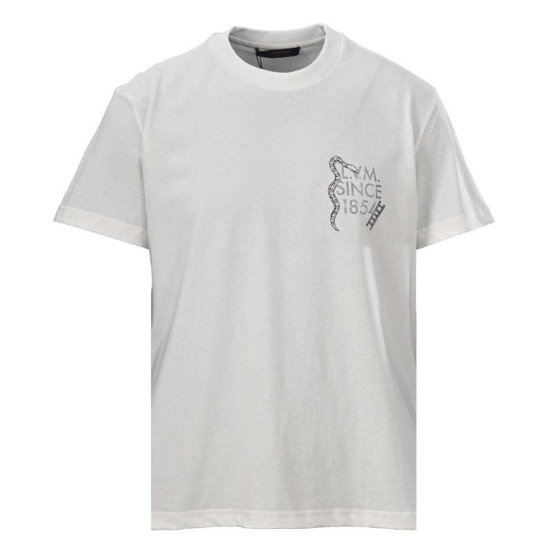 Louis Vuitton Game Board Print Cream T-Shirt view
