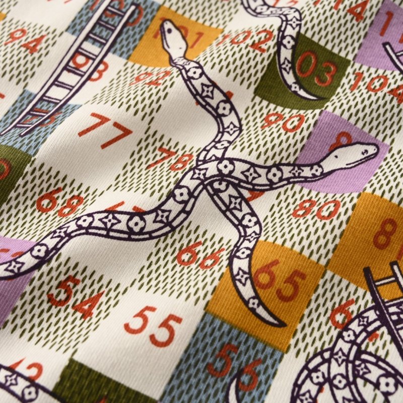 Louis Vuitton Game Board Print Cream T-Shirt view