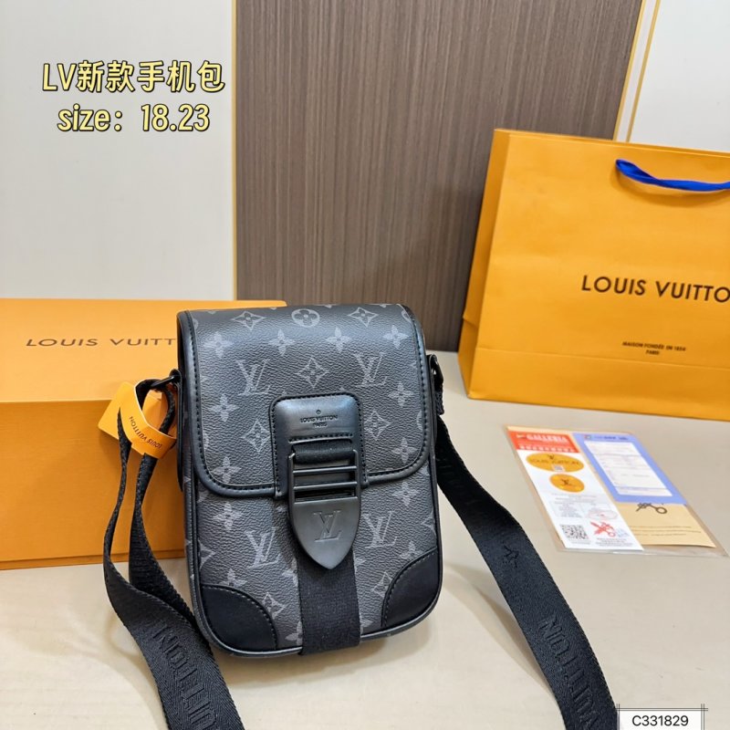 Louis Vuitton Monogram Canvas Shoulder Bag - Grey