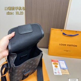 Louis Vuitton Monogram Canvas Shoulder Bag - Grey view 9