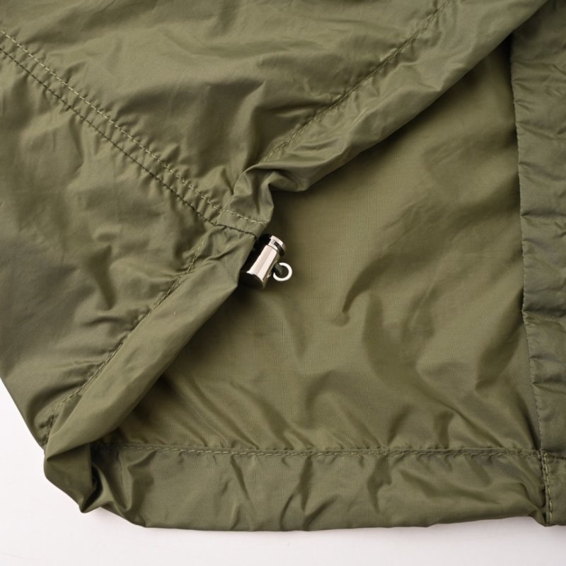 Prada Technical Nylon Short-Sleeve Shirt Jacket Sage Green view