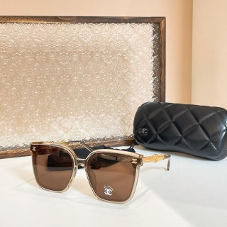 Chanel Model 5558 Square Sunglasses - Black view 4