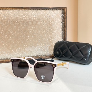 Chanel Model 5558 Square Sunglasses - Black view 5