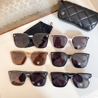 Chanel Model 5558 Square Sunglasses - Black view 9