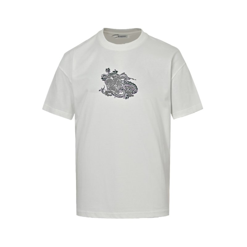 White Dragon Graphic Short Sleeve T-Shirt view