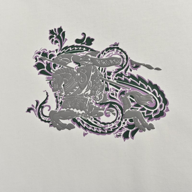 White Dragon Graphic Short Sleeve T-Shirt view