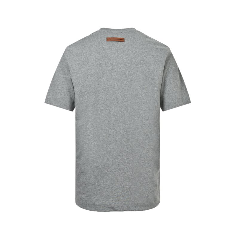 Zegna Grey Logo T-Shirt view