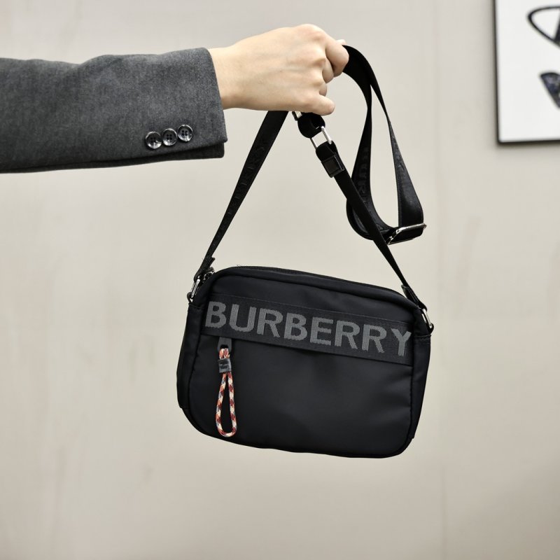 Burberry Logo Black Nylon Shoulder Bag view