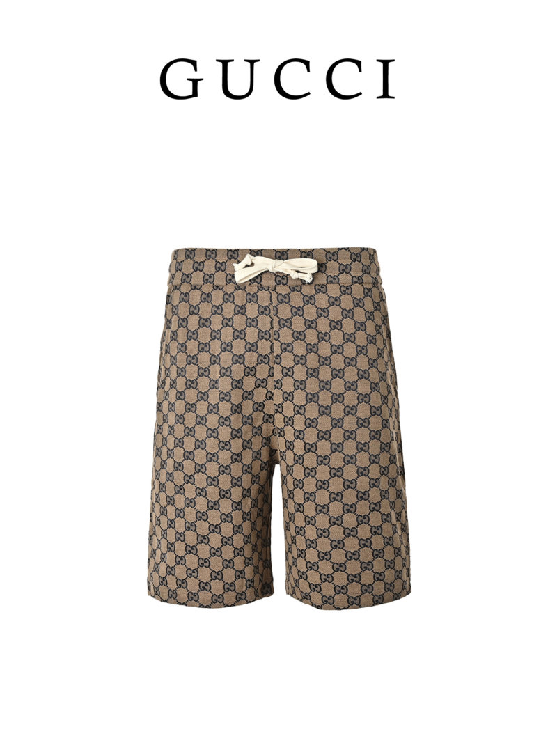 Gucci GG Monogram Beige Shorts view