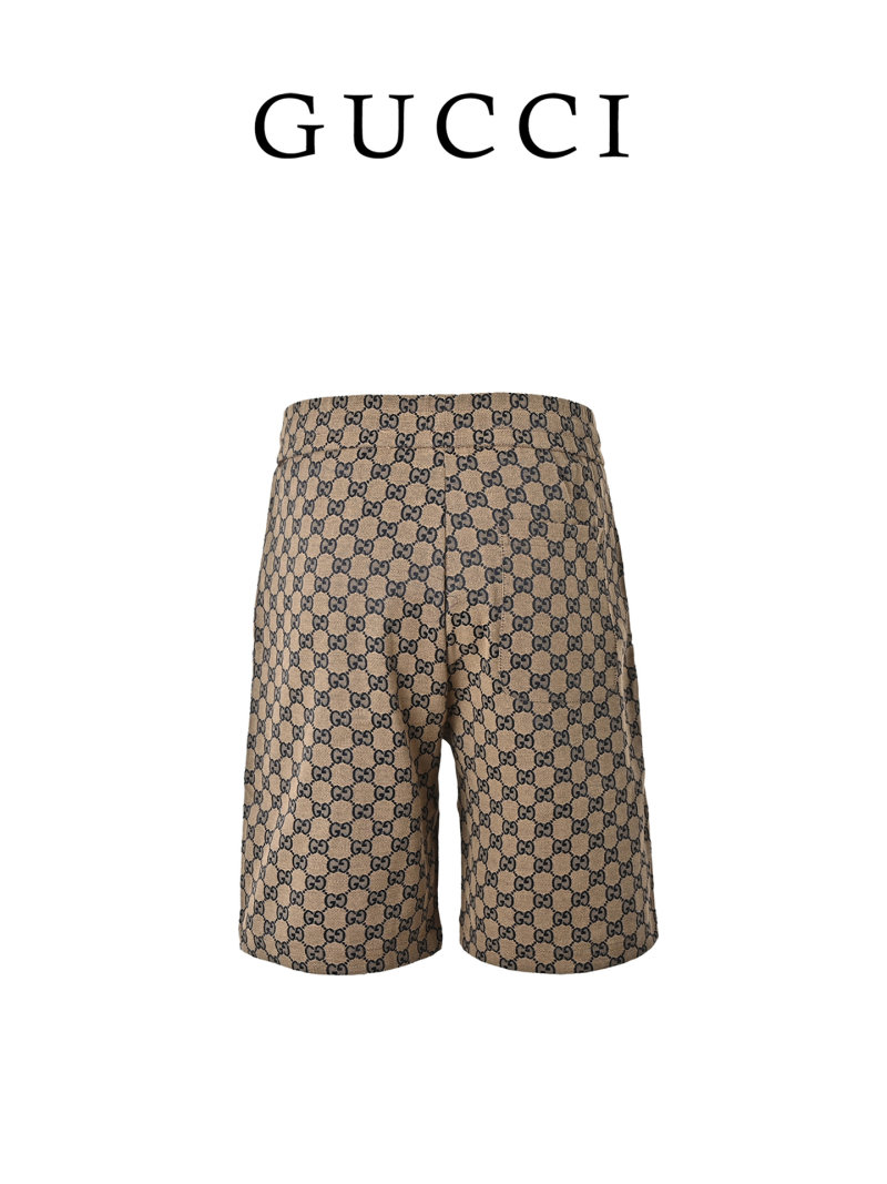 Gucci GG Monogram Beige Shorts view