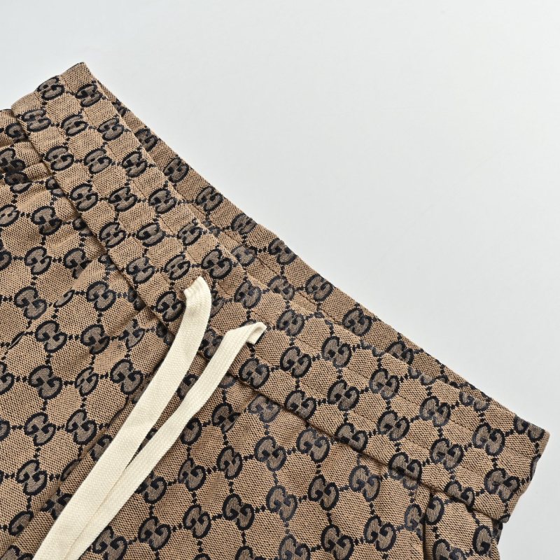 Gucci GG Monogram Beige Shorts view