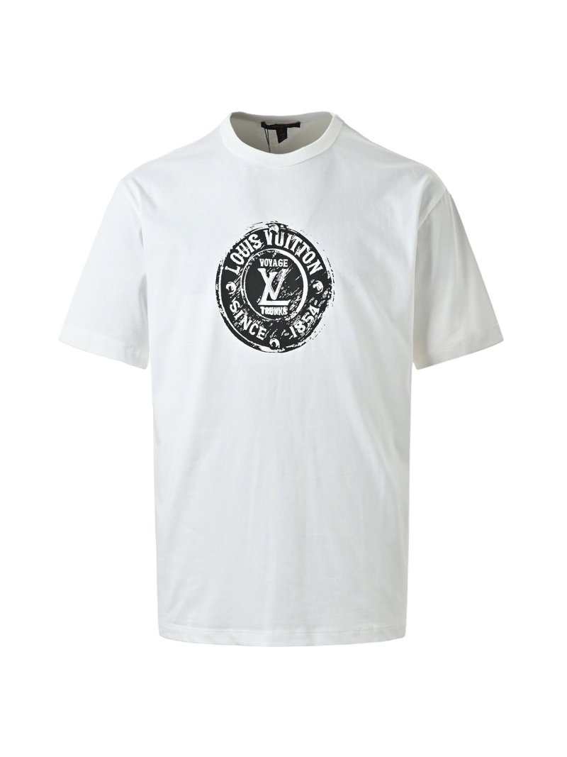 White Oversized Short Sleeve T-Shirt with Logo Print view