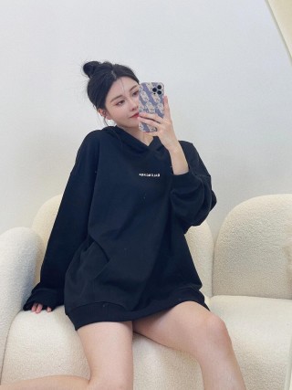 Balenciaga Black Oversized Hoodie