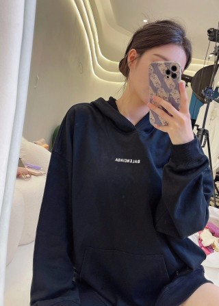 Balenciaga Black Oversized Hoodie view 2