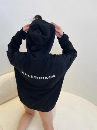 Balenciaga Black Oversized Hoodie view 6