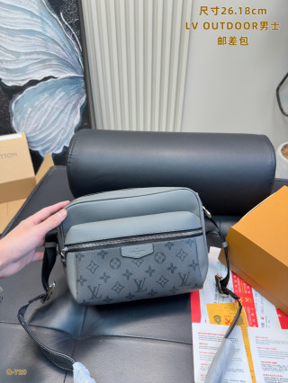 Louis Vuitton Outdoor Messenger Bag Grey view 4