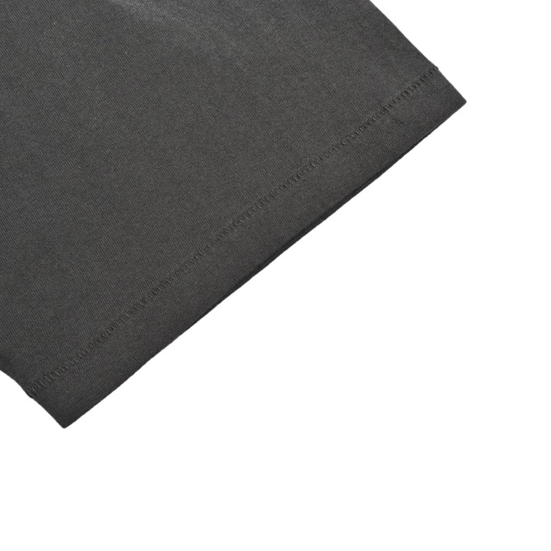 Vintage Graphic Black T-Shirt with Blue Print view