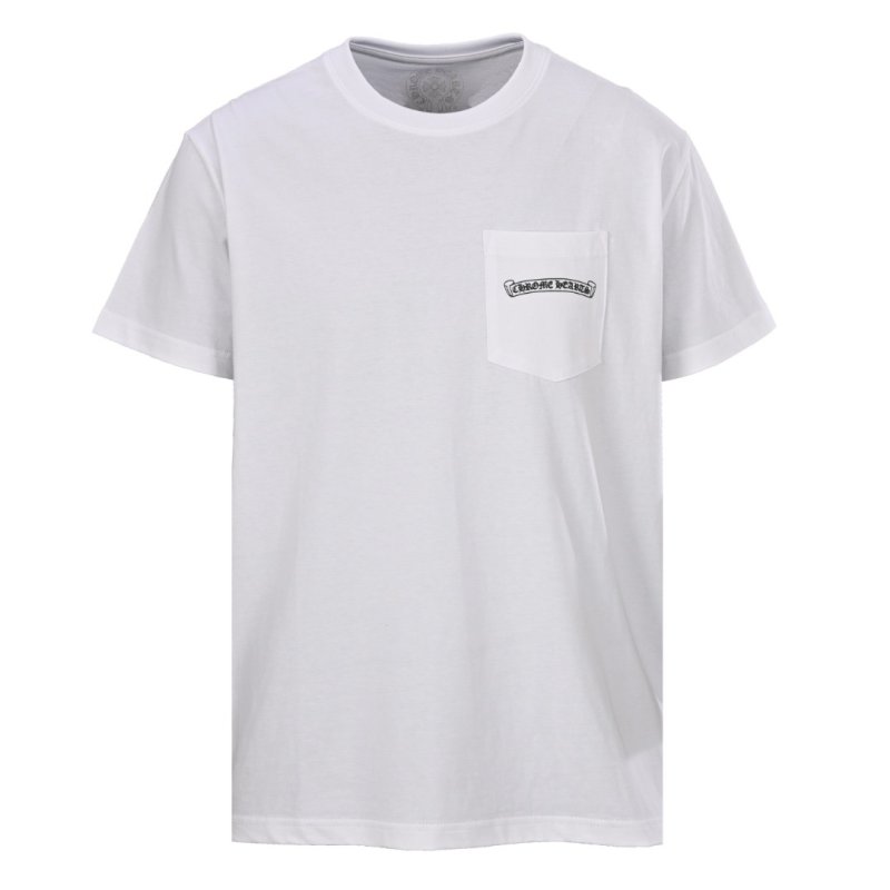 White Short Sleeve T-Shirt with Graphic Back Print view