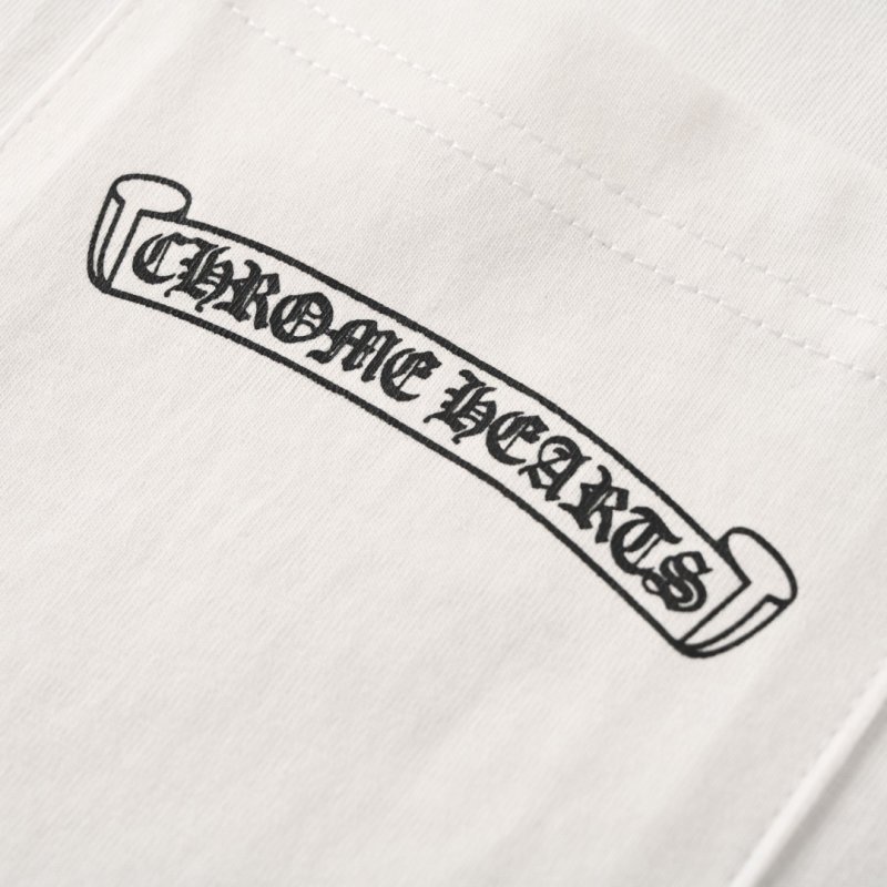 White Short Sleeve T-Shirt with Graphic Back Print view