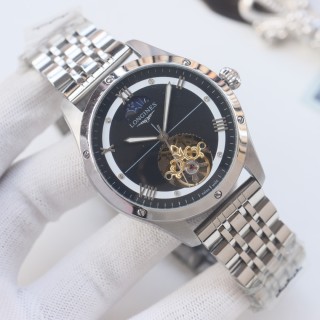 Longines Master Collection Automatic Steel Watch 42mm Black Dial