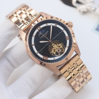 Longines Master Collection Automatic Steel Watch 42mm Black Dial view 2