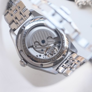 Longines Master Collection Automatic Steel Watch 42mm Black Dial view 9