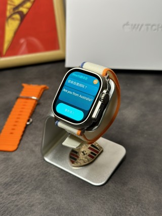 Apple Watch Ultra 2 49mm Smartwatch - Orange/Cream view 6